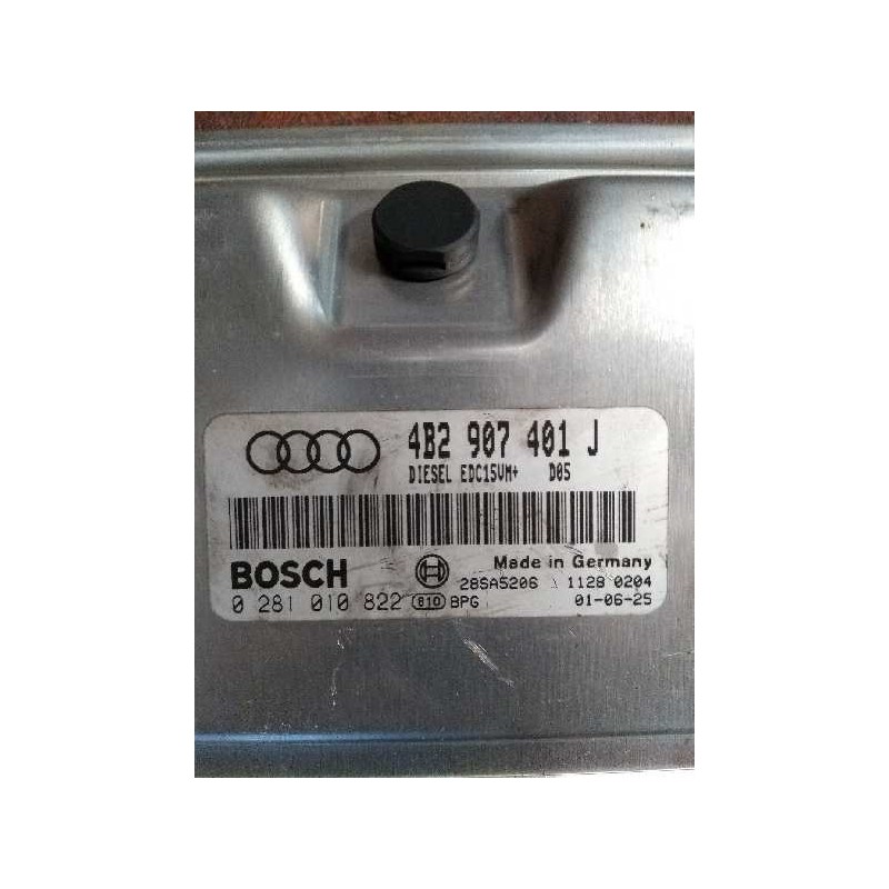 Recambio de centralita motor uce para audi a6 avant (4b5) 2.5 tdi referencia OEM IAM 0281010822 4B2907401J EDC15VM