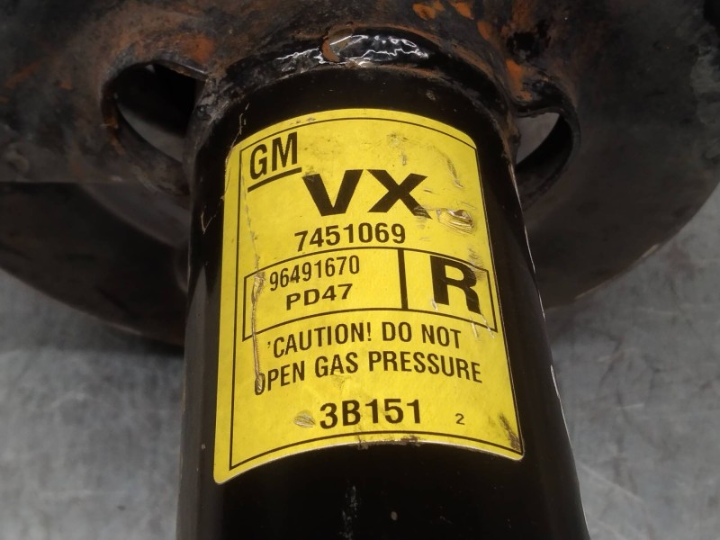 Recambio de amortiguador delantero derecho para chevrolet evanda cdx referencia OEM IAM 96491670 7451069 