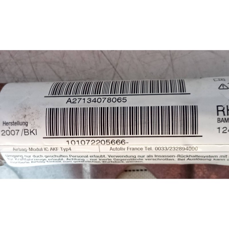 Recambio de airbag cortina delantero derecho para mini mini (r56) cooper s referencia OEM IAM A27134078065  