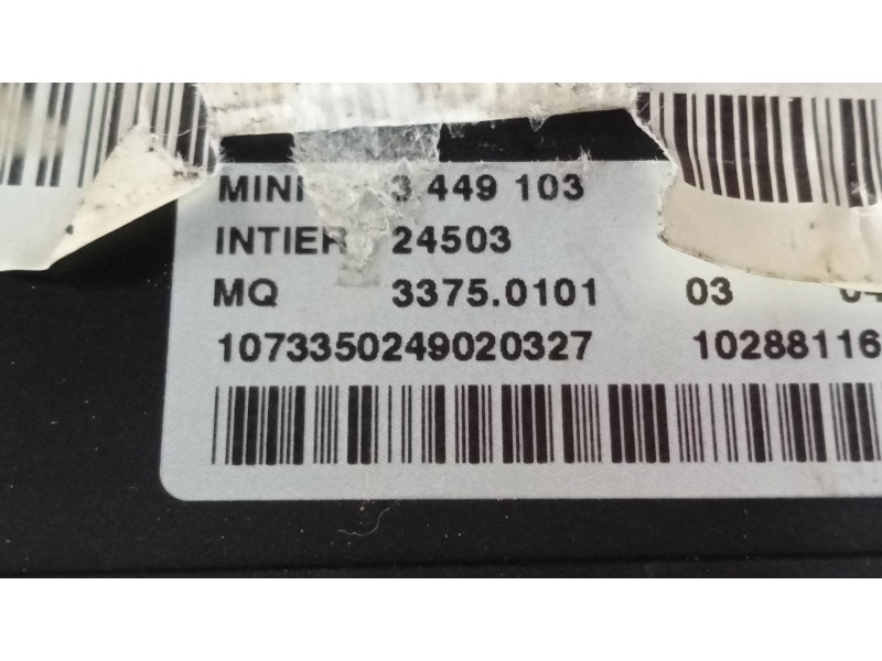 Recambio de conmutador de arranque para mini mini (r56) cooper s referencia OEM IAM 344910304  