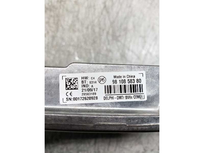 Recambio de centralita start / stop para citroen c4 lim. feel edition referencia OEM IAM 28583189 9810858380 