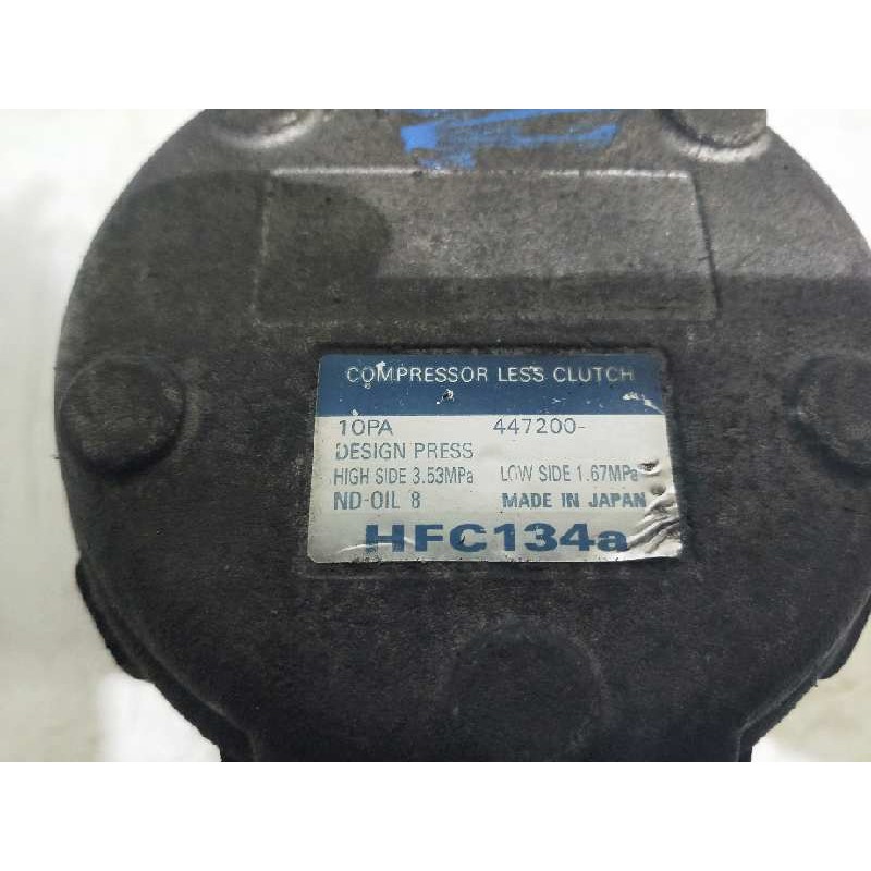 Recambio de compresor aire acondicionado para chrysler neon (pl) 1.8 cat referencia OEM IAM 4472005522 10PA HFC134A