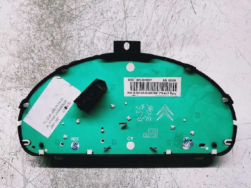 Recambio de cuadro instrumentos para peugeot 1007 sport referencia OEM IAM A2C53106797 9658241580 610652