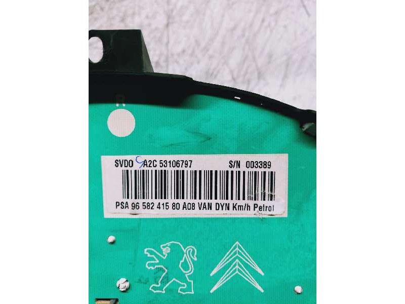 Recambio de cuadro instrumentos para peugeot 1007 sport referencia OEM IAM A2C53106797 9658241580 610652