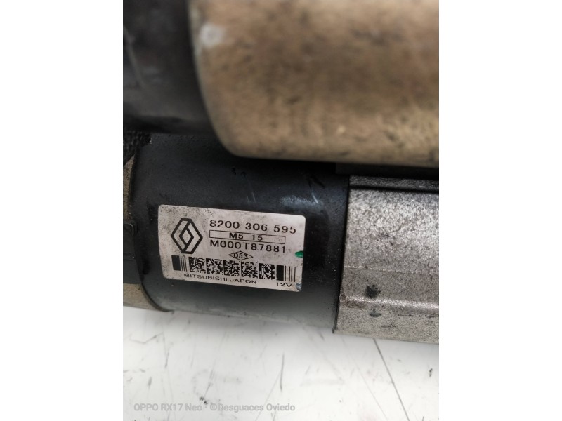 Recambio de motor arranque para dacia logan básico referencia OEM IAM M000T87881 8200306595 15DCI MITSUBISHI