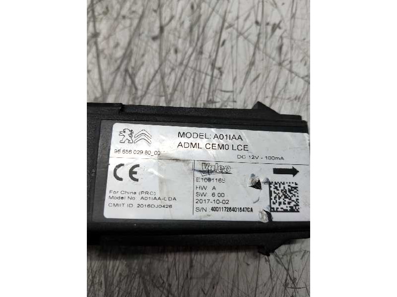 Recambio de modulo electronico para citroen c4 lim. feel edition referencia OEM IAM 966560298000  