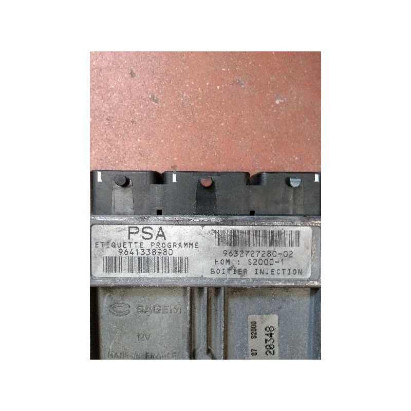 Recambio de centralita motor uce para citroen xsara picasso 1.8 16v referencia OEM IAM 9641338980 963272728002 216447298 S20001