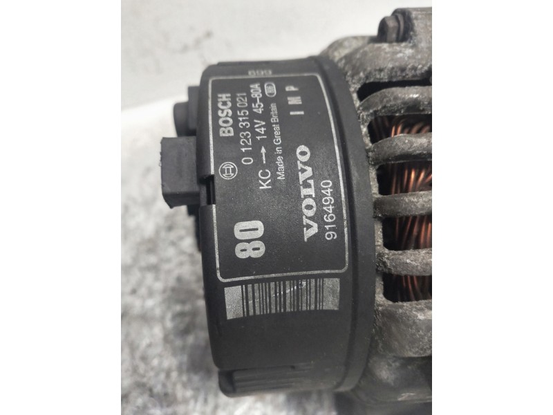 Recambio de alternador para volvo s40 berlina 1.8i referencia OEM IAM 0123315021  