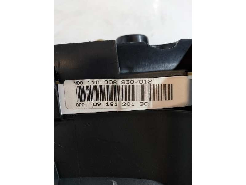 Recambio de cuadro instrumentos para opel astra g berlina comfort referencia OEM IAM 110008830012 09181201BC 