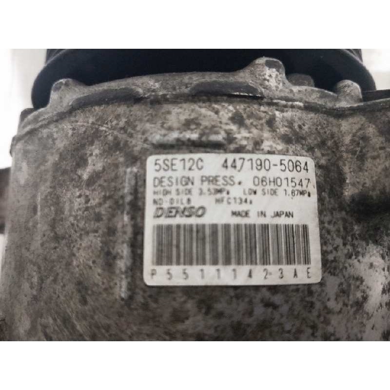 Recambio de compresor aire acondicionado para dodge caliber 2.0 16v crd cat referencia OEM IAM 4471905064 5SE12C 06H01547