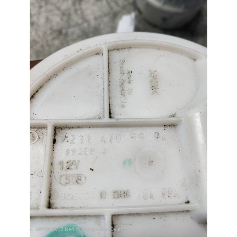 Recambio de bomba combustible para mercedes clase e (w211) berlina e 280 cdi sport (211.020) referencia OEM IAM 0580204004 A2114