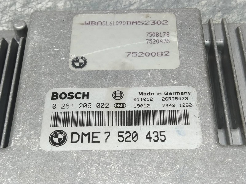 Recambio de centralita motor uce para bmw serie 7 (e65/e66) 745i referencia OEM IAM 0261209002 DME7520435 