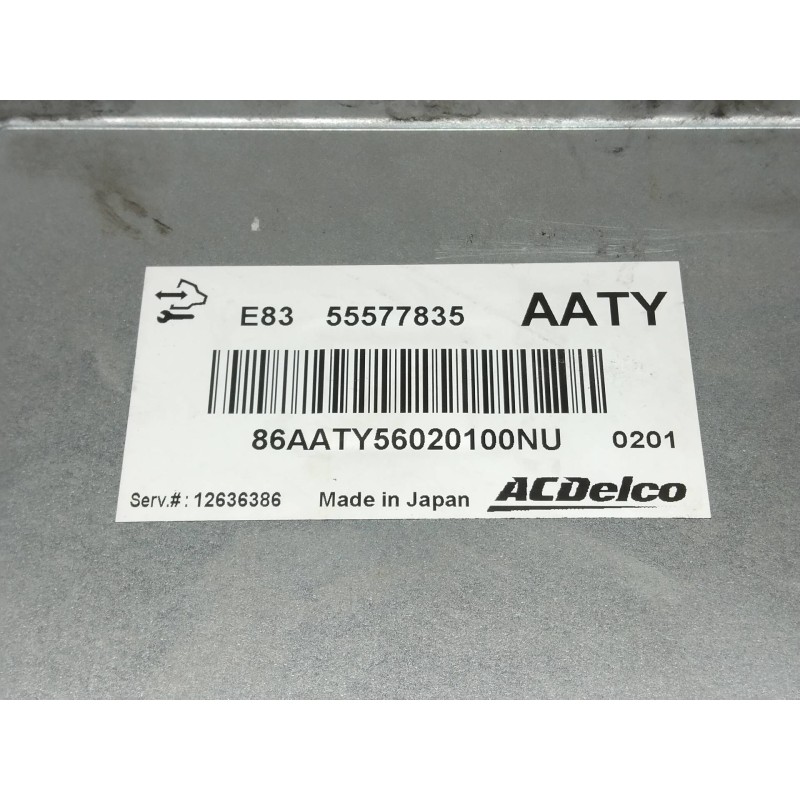 Recambio de centralita motor uce para opel corsa d cmon referencia OEM IAM 55577835 AATY 12636386
