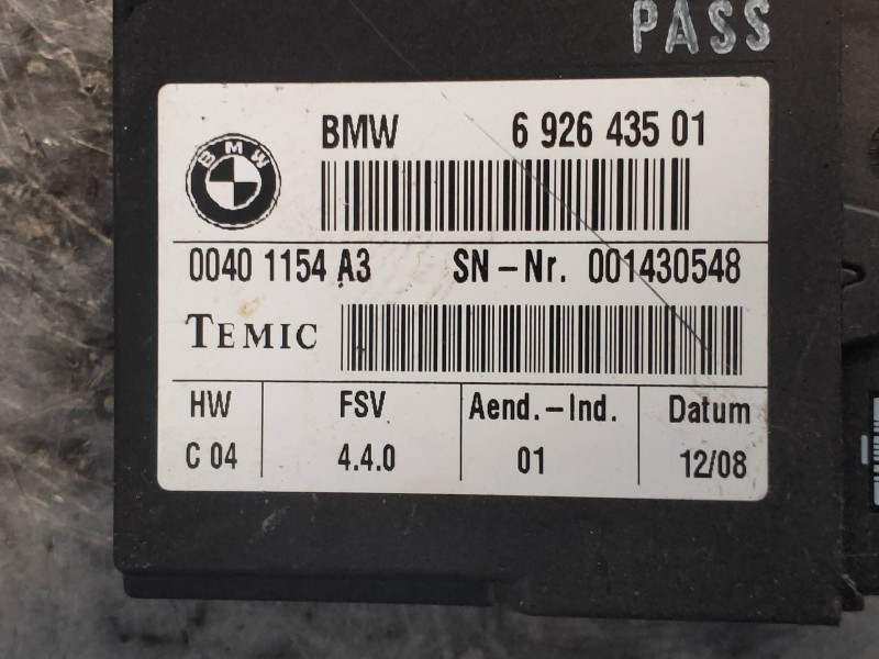 Recambio de modulo electronico para bmw serie 3 coupe (e92) 320d referencia OEM IAM 692643501 001430548 