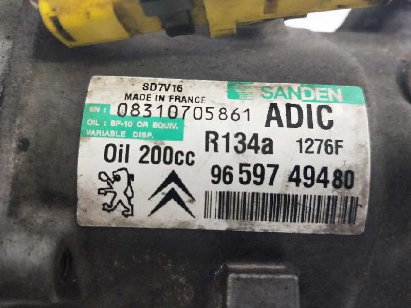 Recambio de compresor aire acondicionado para fiat scudo combi (272) referencia OEM IAM SD7V161276F 1276F 9659749480