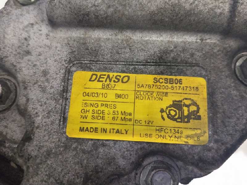 Recambio de compresor aire acondicionado para fiat punto berlina (188) 1.2 cat referencia OEM IAM 5A7875200 51747318 B837 SCSB06