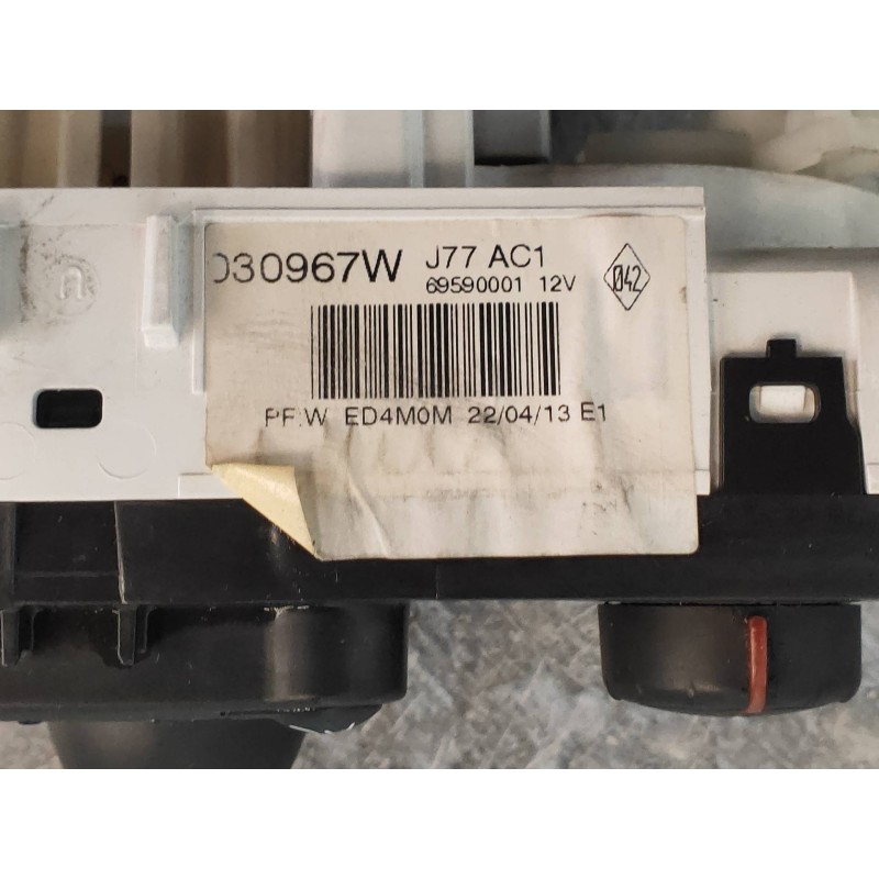 Recambio de mando calefaccion / aire acondicionado para renault clio iii authentique referencia OEM IAM 69590001 030967W 6959700