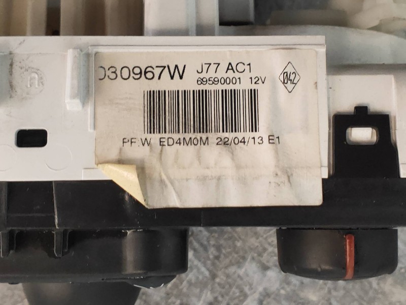 Recambio de mando calefaccion / aire acondicionado para renault clio iii authentique referencia OEM IAM 69590001 030967W 6959700