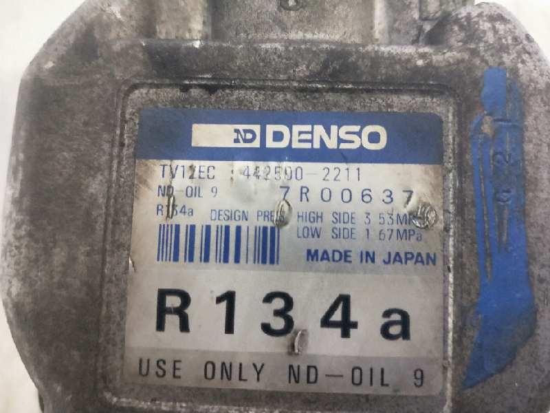 Recambio de compresor aire acondicionado para fiat punto berlina (176) referencia OEM IAM 4425002211 TV12EC  Recambio de compresor aire acondicionado para fiat punto berlina (176) referencia OEM IAM 4425002211 TV12EC