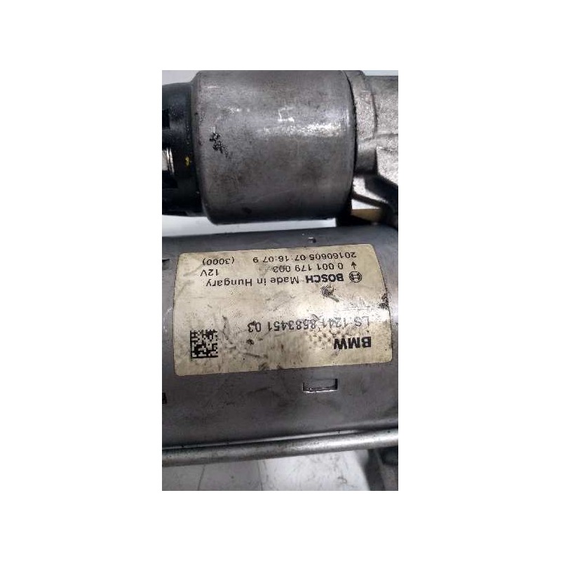 Recambio de motor arranque para bmw serie 1 lim. (f20/f21) 118d xdrive referencia OEM IAM 0001179003 12418583451 BOSCH
