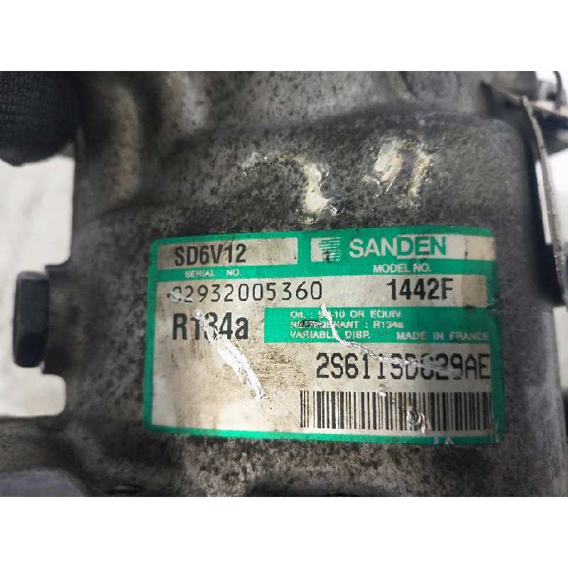Recambio de compresor aire acondicionado para ford fiesta (cbk) 1.4 tdci cat referencia OEM IAM SD6V121442F 2S611SDC29AE 1442F