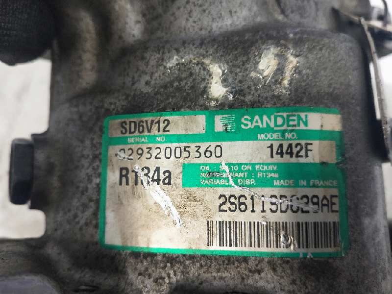 Recambio de compresor aire acondicionado para ford fiesta (cbk) 1.4 tdci cat referencia OEM IAM SD6V121442F 2S611SDC29AE 1442F