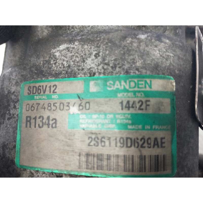Recambio de compresor aire acondicionado para ford fiesta (cbk) 1.4 tdci cat referencia OEM IAM SD6V1212342F 2S611D629AE 1442F