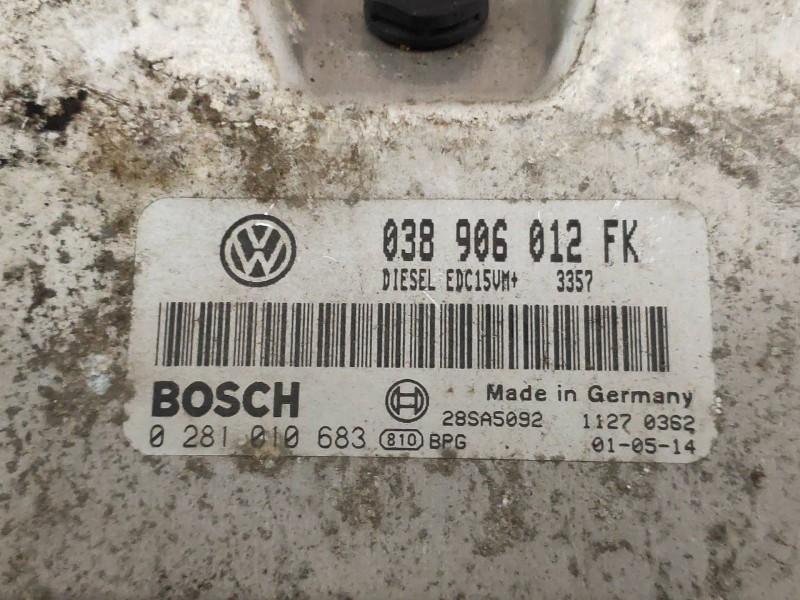 Recambio de centralita motor uce para seat toledo (1m2) select referencia OEM IAM 0281010683 038906012FK EDC15VM