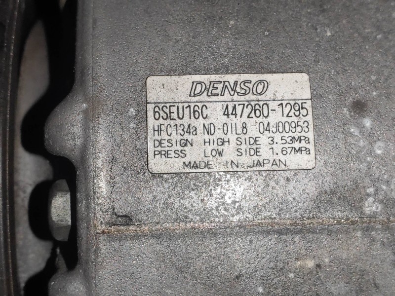 Recambio de compresor aire acondicionado para lexus is200 (ds2/is2) 220d referencia OEM IAM 4472601295 6SEU16C 04J00953
