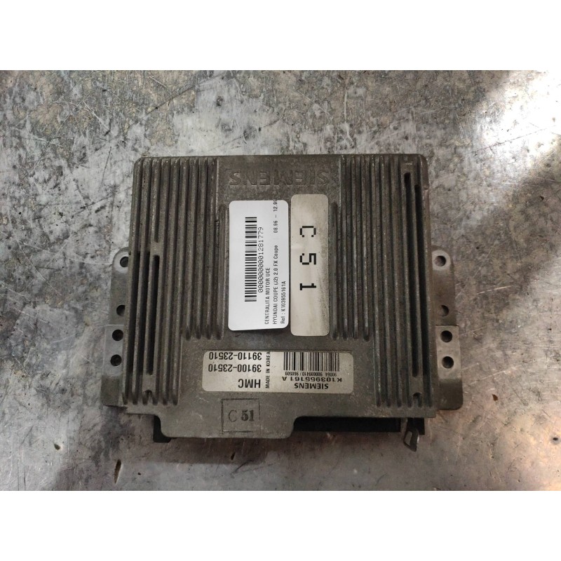 Recambio de centralita motor uce para hyundai coupe (j2) 2.0 fx coupe referencia OEM IAM K103955161A 3910023510 3911023510 C51