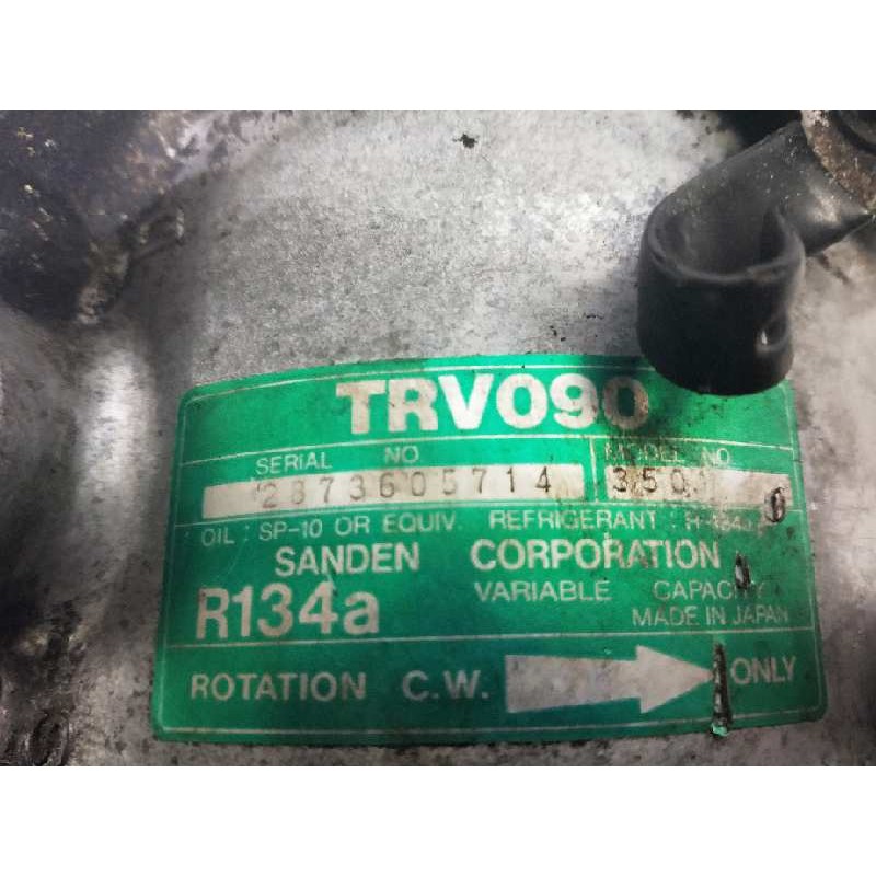 Recambio de compresor aire acondicionado para ford fiesta berlina 1.8 diesel cat referencia OEM IAM TRV903501 3501 
