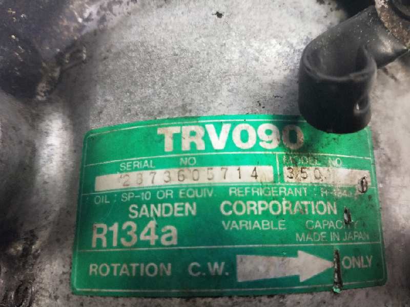 Recambio de compresor aire acondicionado para ford fiesta berlina 1.8 diesel cat referencia OEM IAM TRV903501 3501 