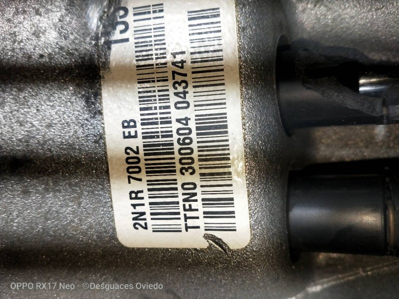 Recambio de caja cambios para mazda 2 berlina (dy) 1.4 diesel cat referencia OEM IAM 2N1R7002EB  