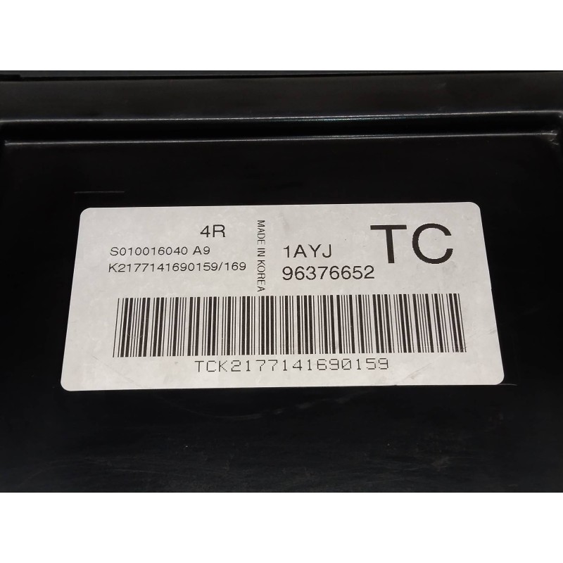 Recambio de centralita motor uce para daewoo kalos 1.2 se referencia OEM IAM S010016040A9 96376652 4R 1AYJ TC