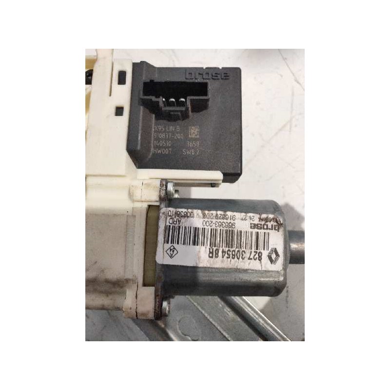 Recambio de elevalunas trasero derecho para renault megane iii berlina 5 p business referencia OEM IAM 827200003R 827306548R 941