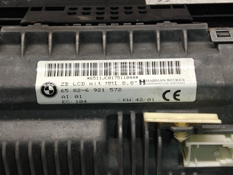 Recambio de pantalla multifuncion para bmw serie 7 (e65/e66) 745i referencia OEM IAM 65826921572  