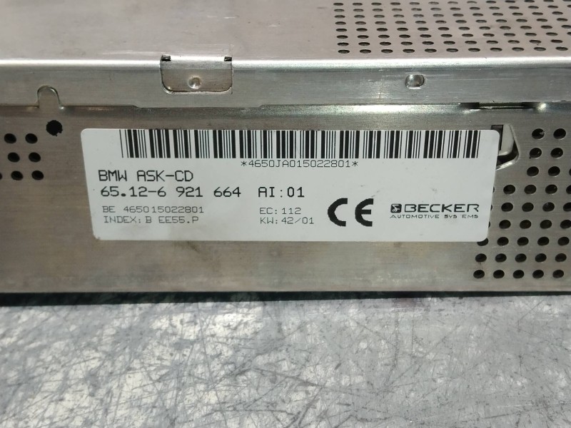Recambio de sistema audio / radio cd para bmw serie 7 (e65/e66) 745i referencia OEM IAM 65126921664  
