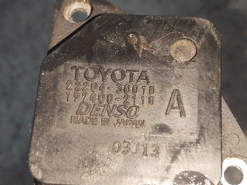 Recambio de caudalimetro para lexus is200 (ds2/is2) 220d referencia OEM IAM 1974002110 2220430010 