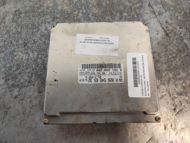 Recambio de centralita motor uce para mercedes clase e (w210) berlina 280 (210.063) referencia OEM IAM 0261206299 A0265456532 