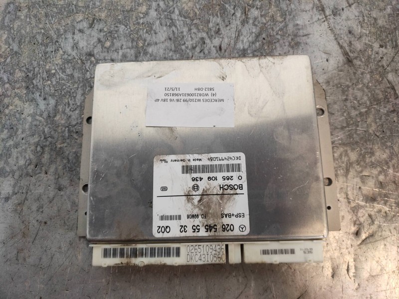 Recambio de centralita abs para mercedes clase e (w210) berlina 280 (210.063) referencia OEM IAM 0265109436 0265455532 