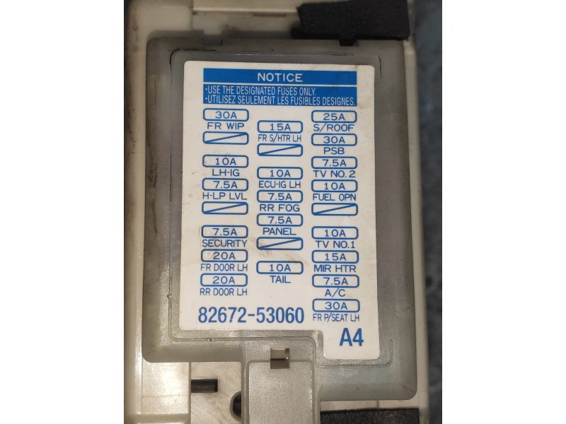 Recambio de modulo electronico para lexus is200 (ds2/is2) 220d referencia OEM IAM 8267253060 8273053050 