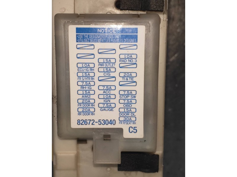 Recambio de modulo electronico para lexus is200 (ds2/is2) 220d referencia OEM IAM 8267253040 8273053022 