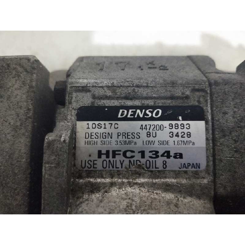 Recambio de compresor aire acondicionado para honda accord berlina (cg7-9/ch1-7) 1.8i ls (cg8) referencia OEM IAM 4472009893 10S