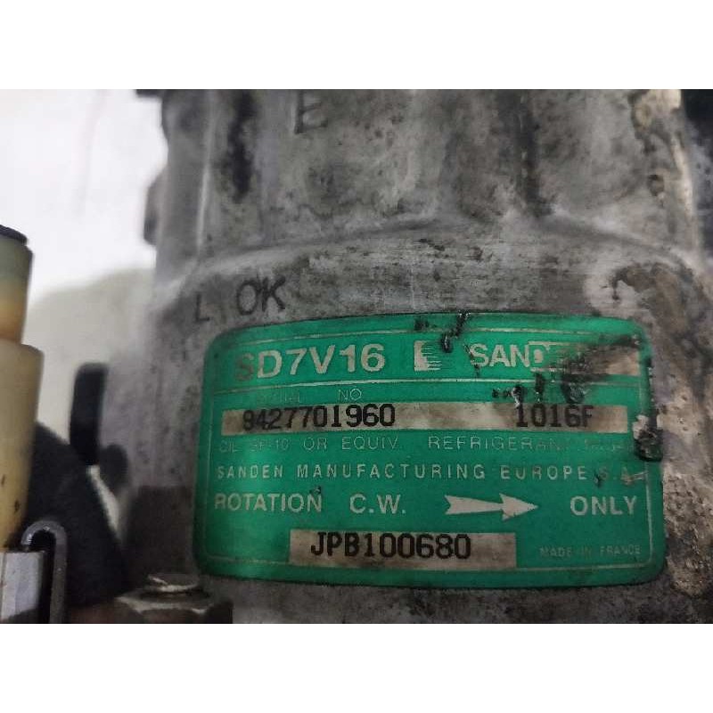 Recambio de compresor aire acondicionado para honda accord berlina (cg7-9/ch1-7) 2.0 td referencia OEM IAM SD7V161016F JPB100680