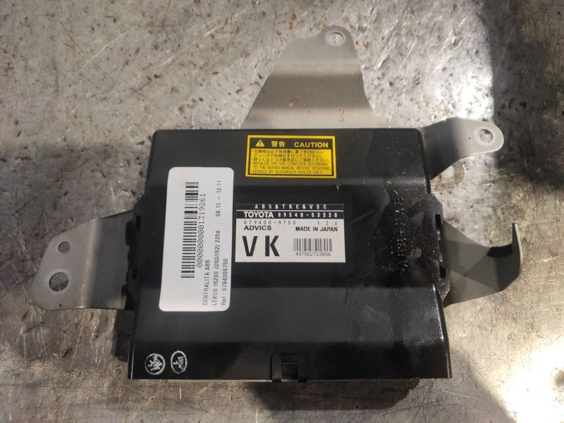 Recambio de centralita abs para lexus is200 (ds2/is2) 220d referencia OEM IAM 0794009750 8954053330 
