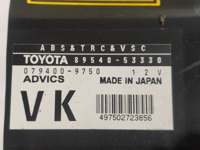 Recambio de centralita abs para lexus is200 (ds2/is2) 220d referencia OEM IAM 0794009750 8954053330 
