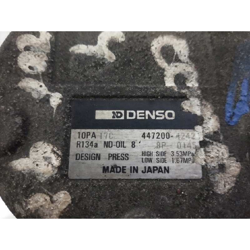 Recambio de compresor aire acondicionado para honda accord berlina (cc/ce) referencia OEM IAM 4472004242 10PA17C 