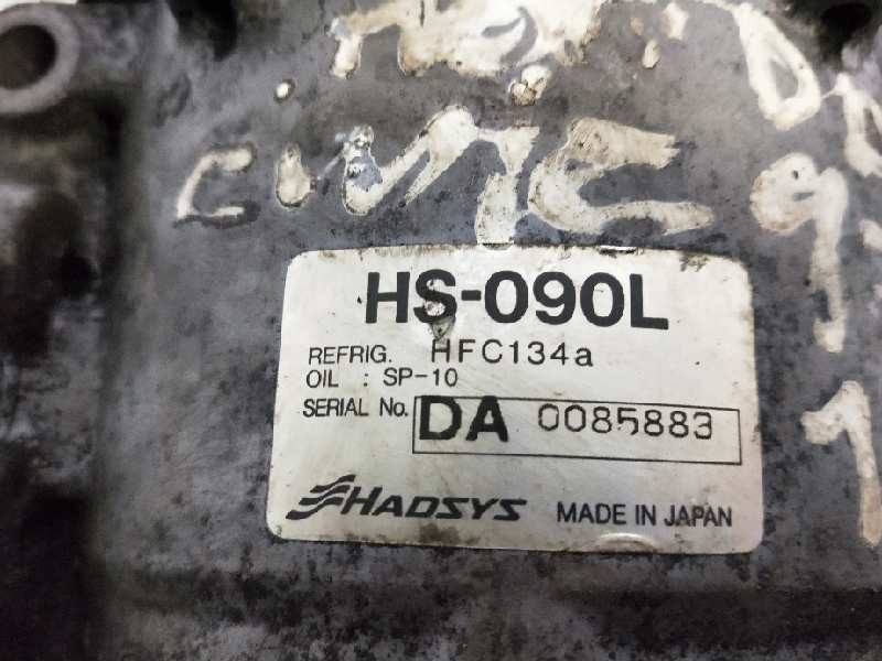 Recambio de compresor aire acondicionado para honda civic berlina (eg/eh) referencia OEM IAM HS090L   Recambio de compresor aire acondicionado para honda civic berlina (eg/eh) referencia OEM IAM HS090L