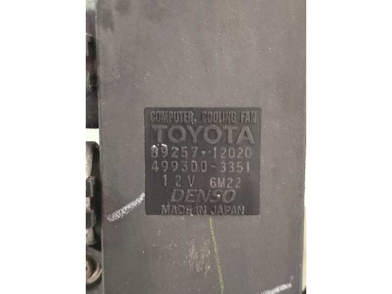 Recambio de electroventilador para toyota auris active referencia OEM IAM 1680009890 8925712020 4993003351 DENSO