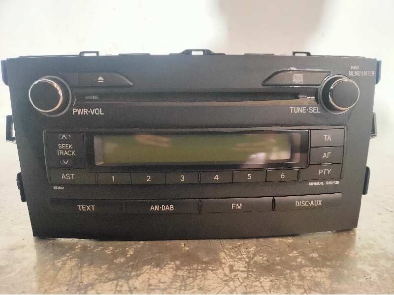 Recambio de sistema audio / radio cd para toyota auris active referencia OEM IAM 8612002A70 CQJS7971G 